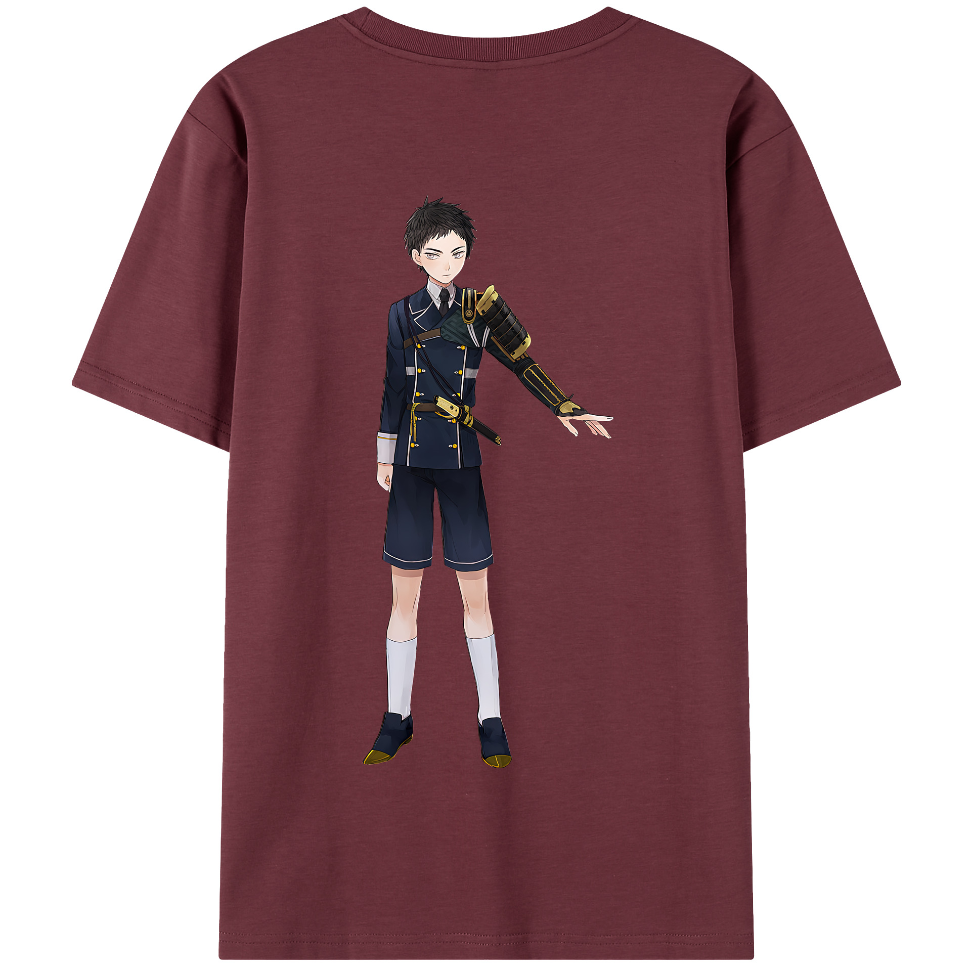 （画像用） 刀剣乱舞 Touken Ranbu 綿100％半袖Tシャツ（背面プリント）